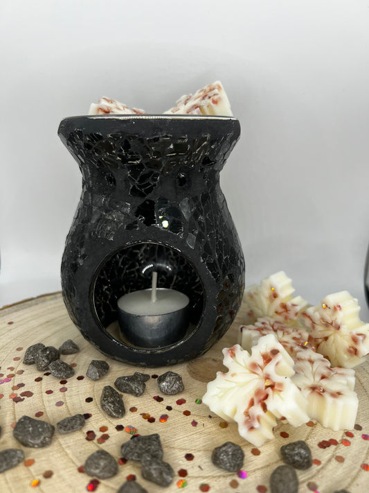 Crackle Glass Oil Burner