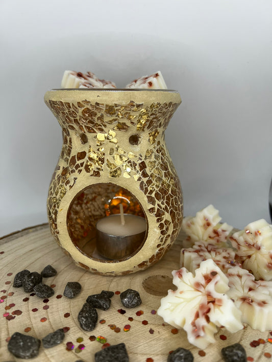 Gold Crackle Oil Burner