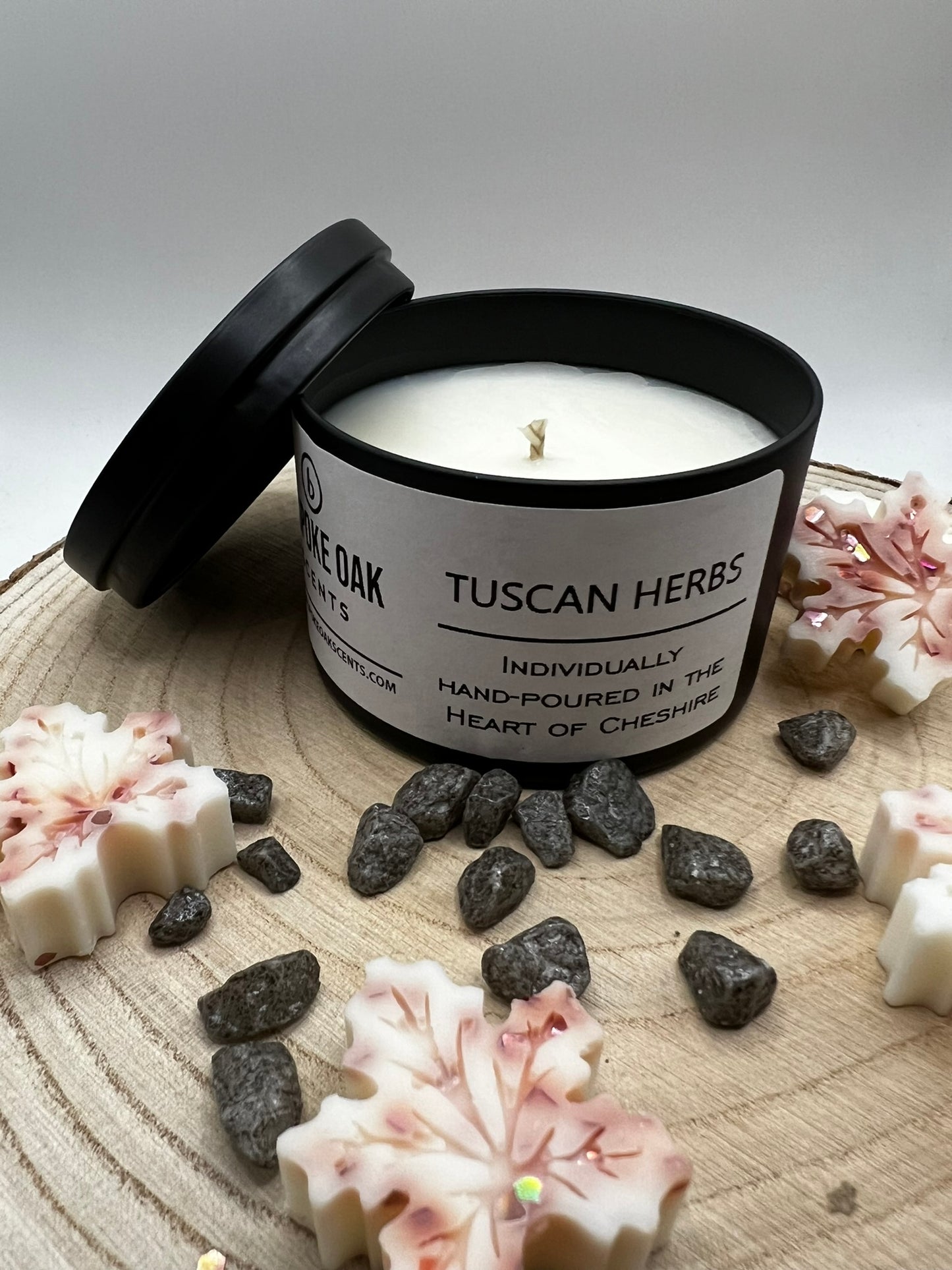 Noir Tinned - Tuscan Herbs Luxury Candle